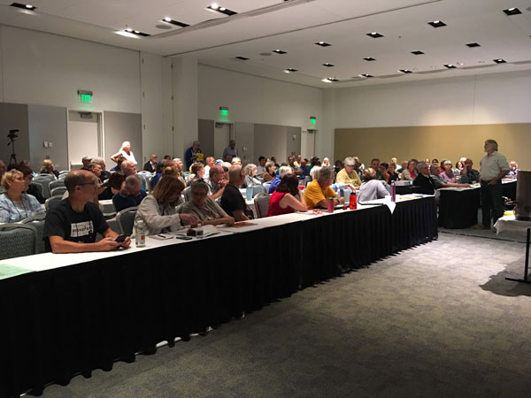 Conference room full of attendees